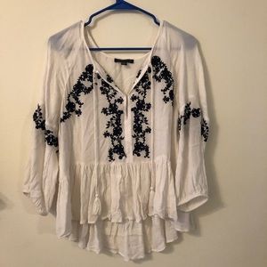 American eagle flow shirt with strings